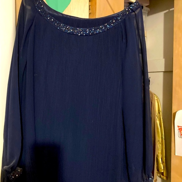 Mother of Bride. Navy blue. Plus size 16. Alfred Angelo. Worn once - Picture 6 of 6